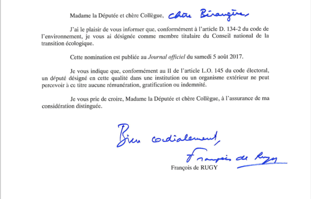 05/08/17 Membre titulaire du CNTE 05/08/17 Membre titulaire du CNTE