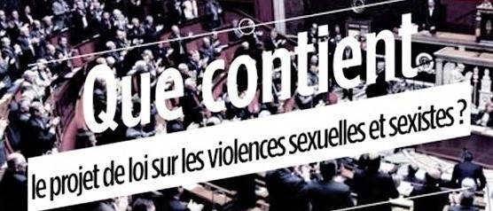 17/05/18 Adoption du projet de loi renforçant la lutte contre les violences sexuelles et sexistes 17/05/18 Adoption du projet de loi renforçant la lutte contre les violences sexuelles et sexistes